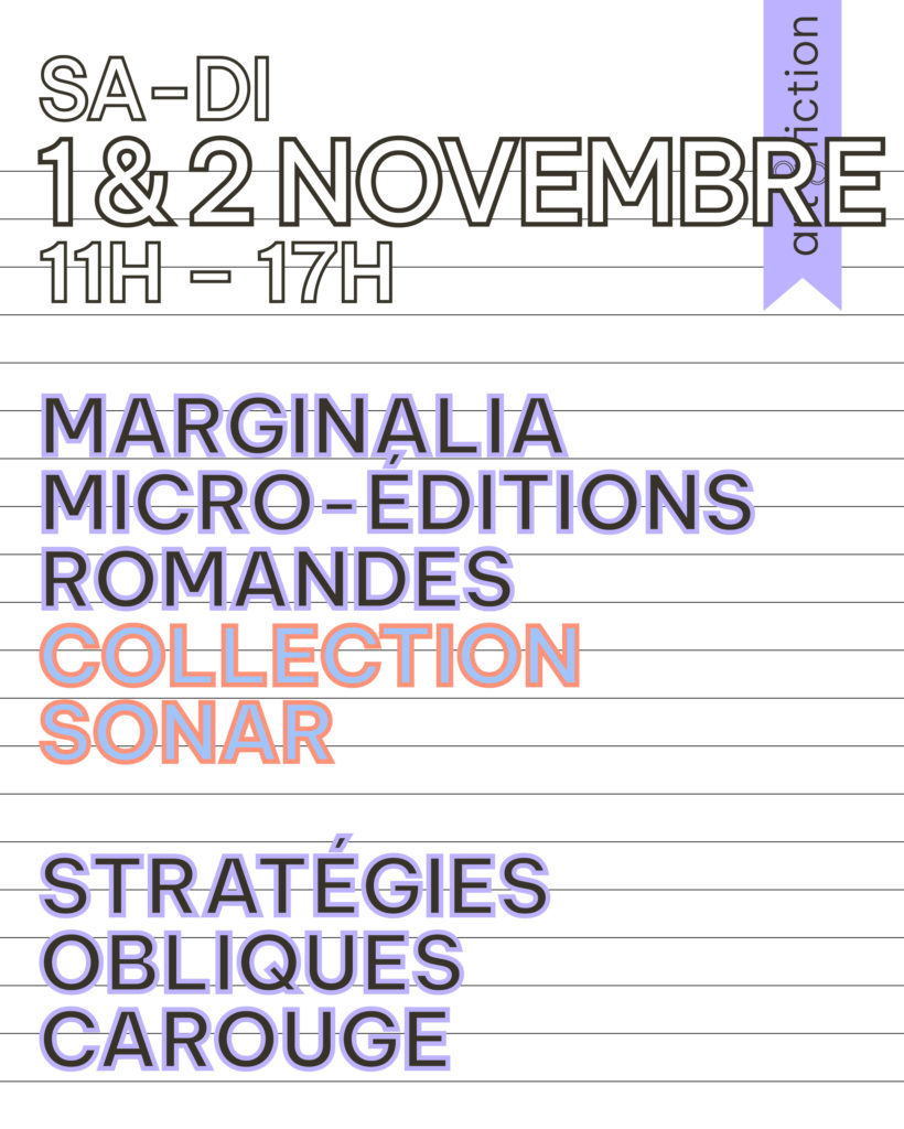 Marginalia, exposition des micro-éditions romandes