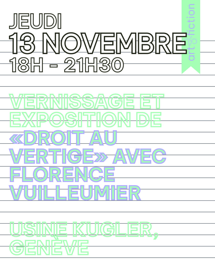 Vernissage et exposition de «Droit au vertige»