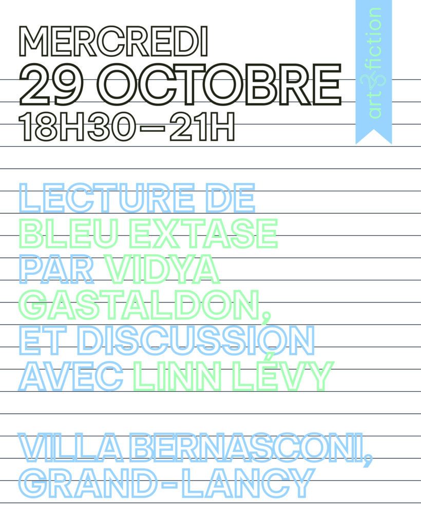 Joyfully Waiting x Villa Bernasconi, lecture de «Bleu Extase»
