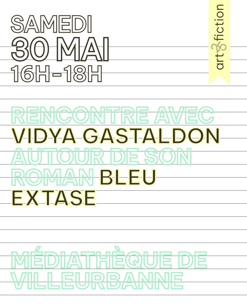 Rencontre-dédicace avec Vidya Gastaldon autour de son roman «Bleu Extase»