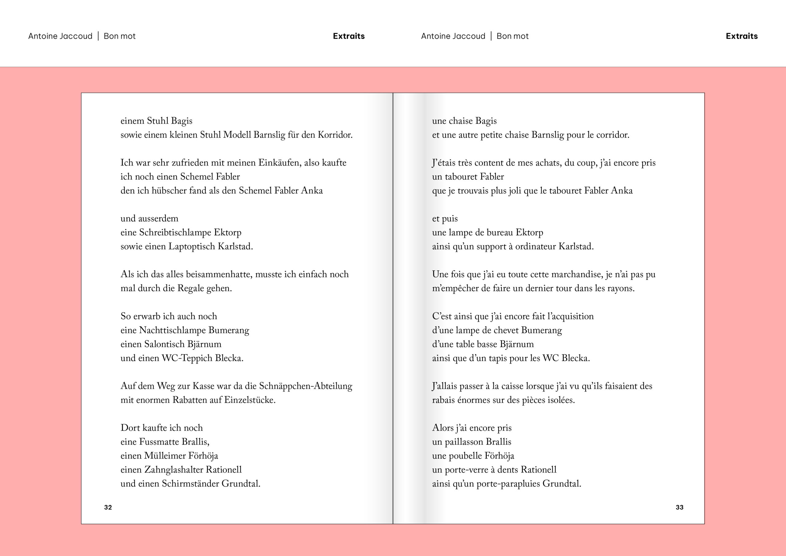 Extraits «Bon mot» d'Antoine Jaccoud