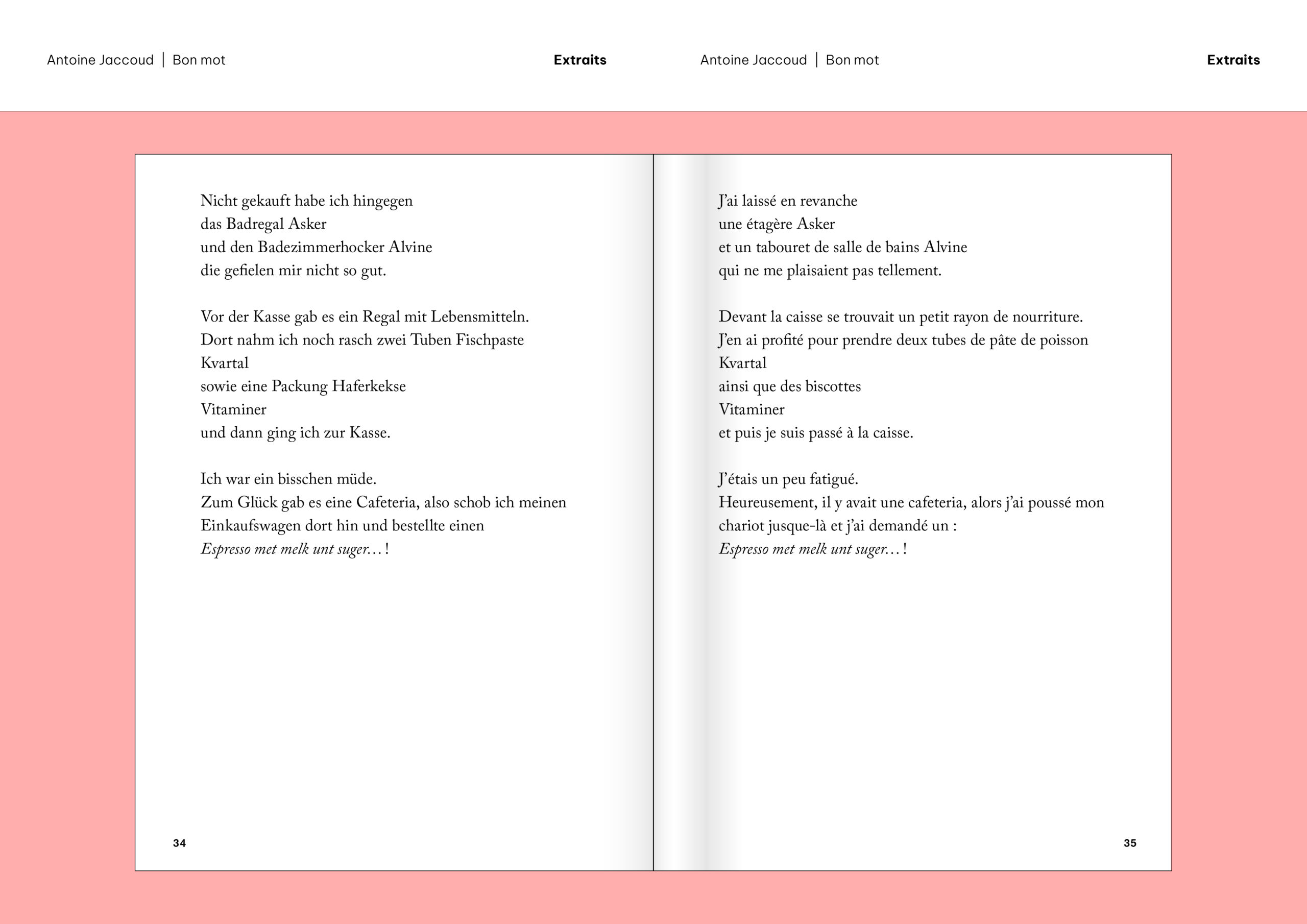 Extraits «Bon mot» d'Antoine Jaccoud