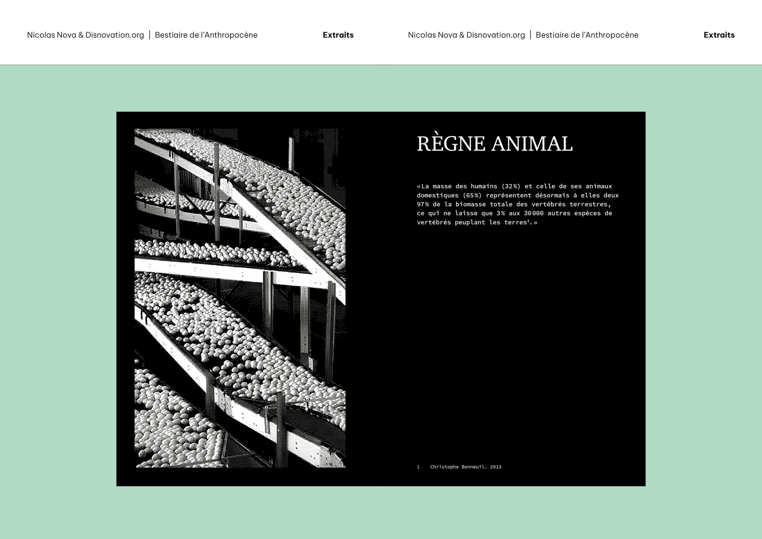 Extraits «Bestiaire de l'Anthropocène» de Nicolas Nova et Disnovation.org