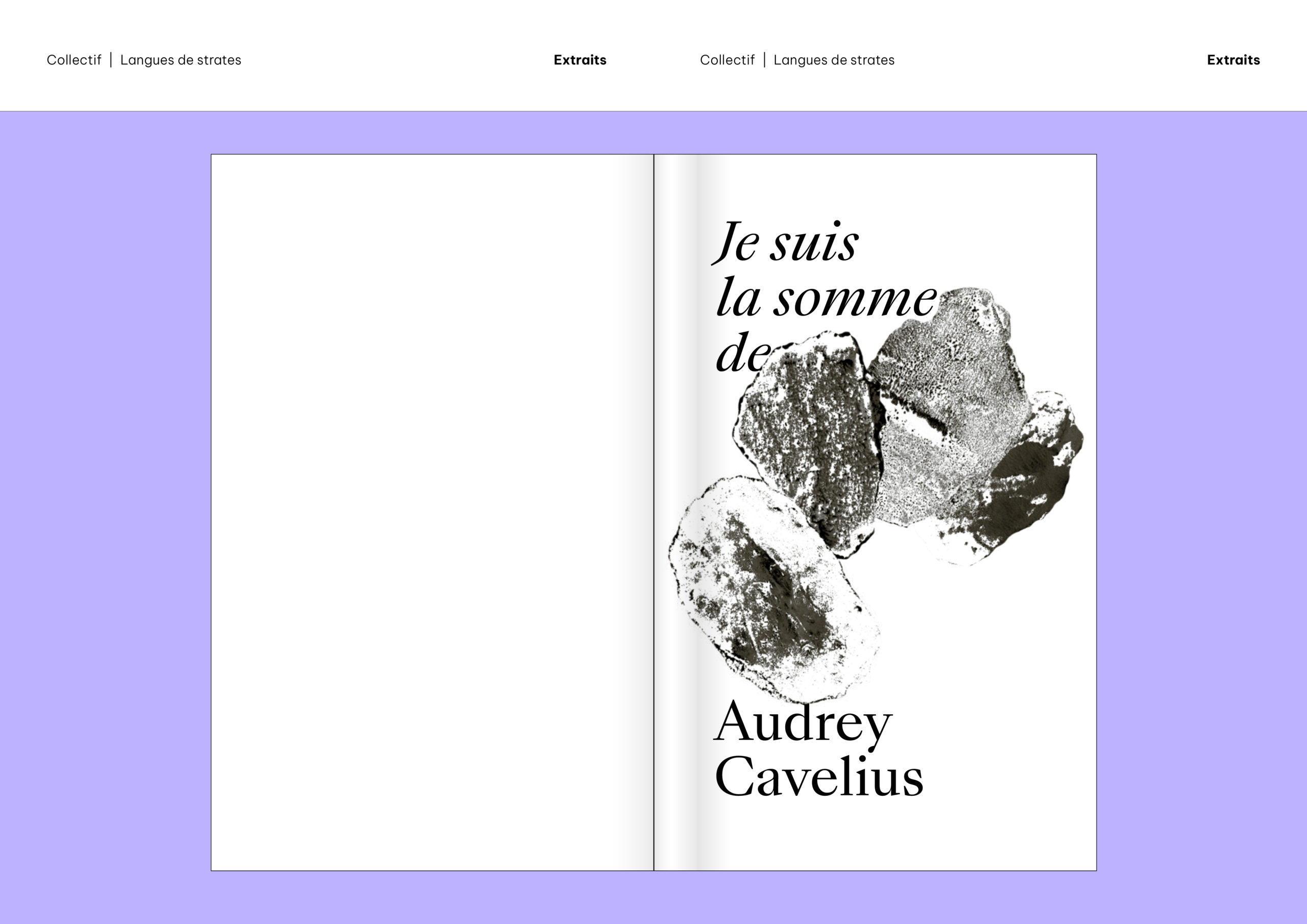 Extraits «Langues de strates»