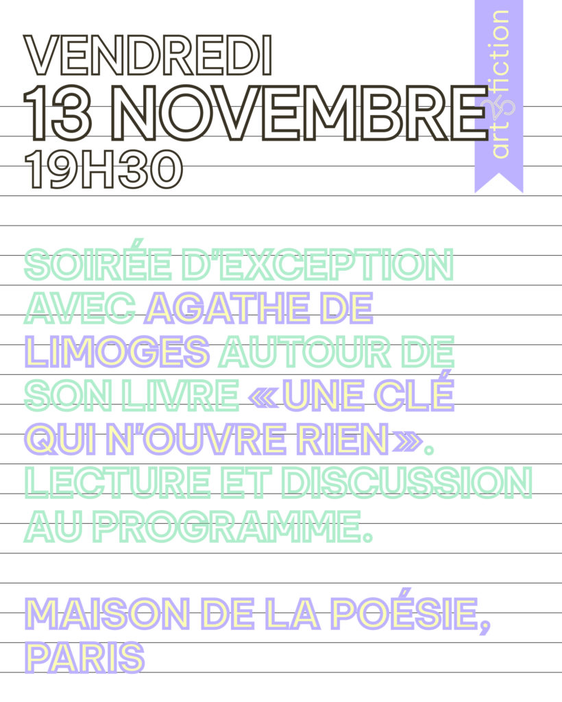 Rencontre et lecture avec Agathe de Limoges